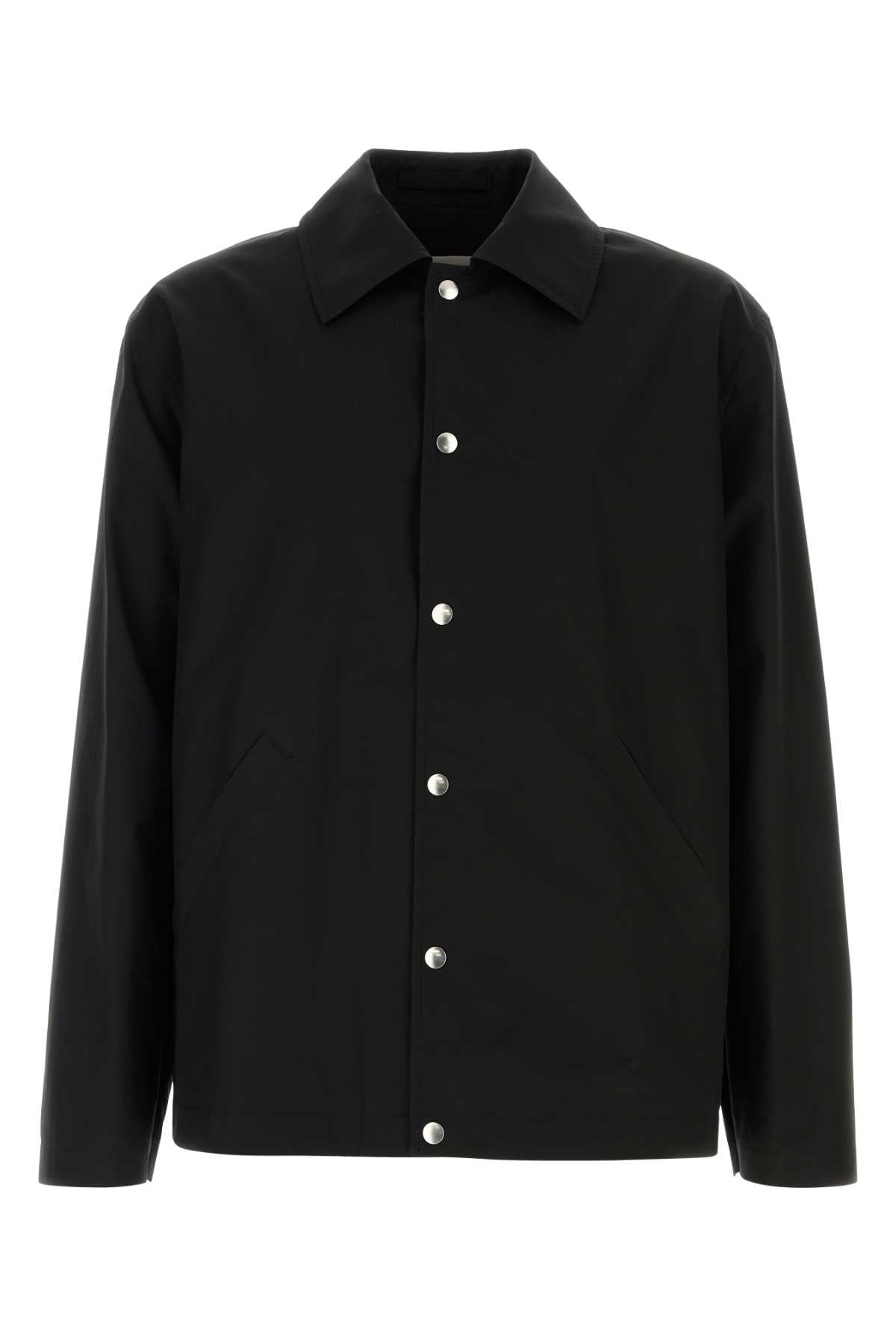 Jil Sander Men Black Poplin Jacket JIL SANDER