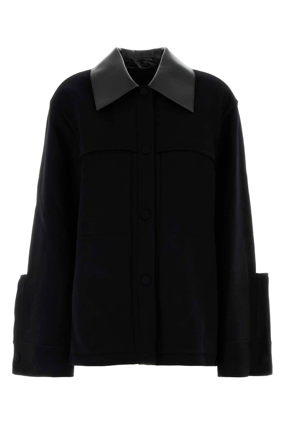 Jil Sander Women Black Wool Jacket JIL SANDER