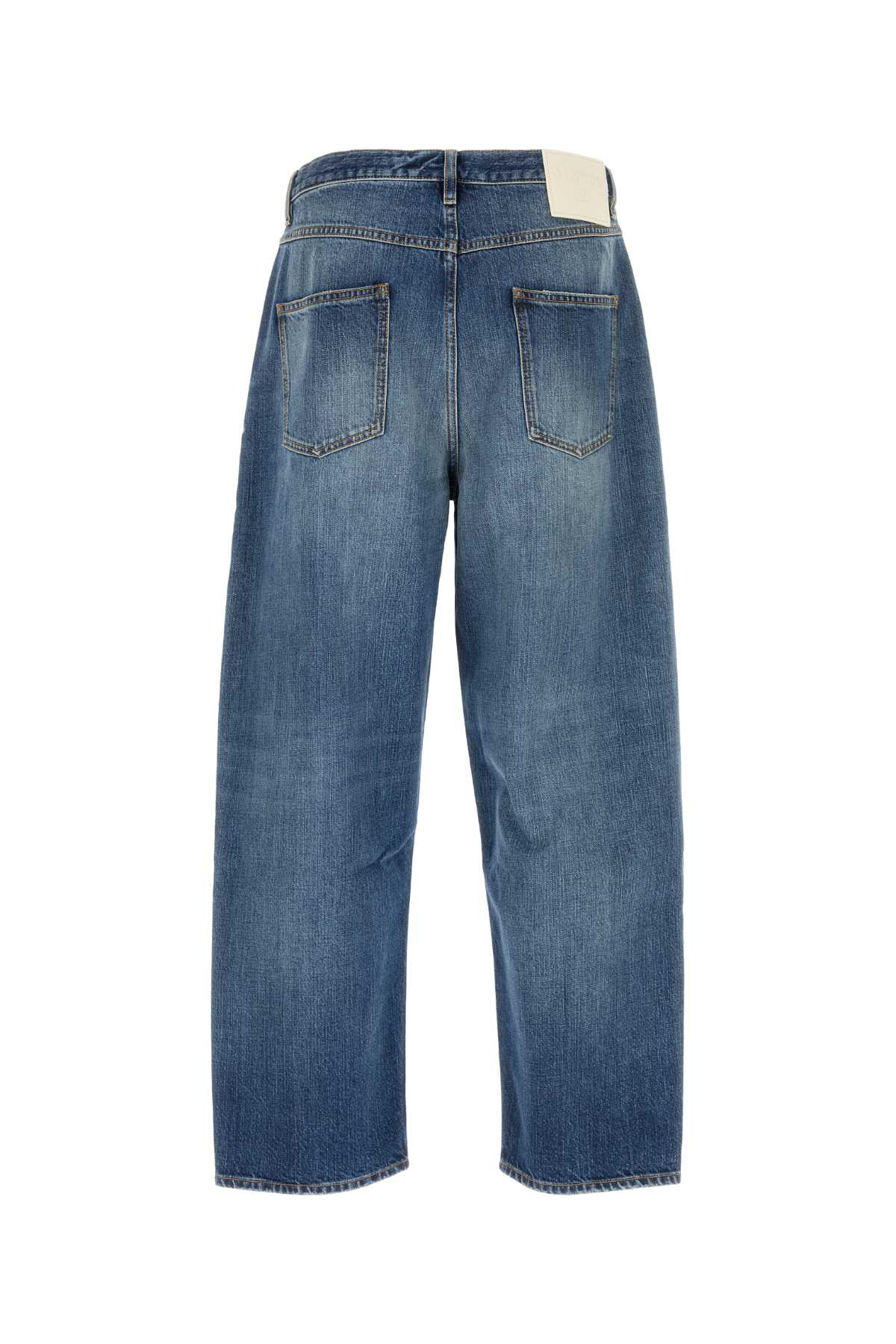 Valentino Garavani Men Denim Wide-Leg Jeans VALENTINO GARAVANI