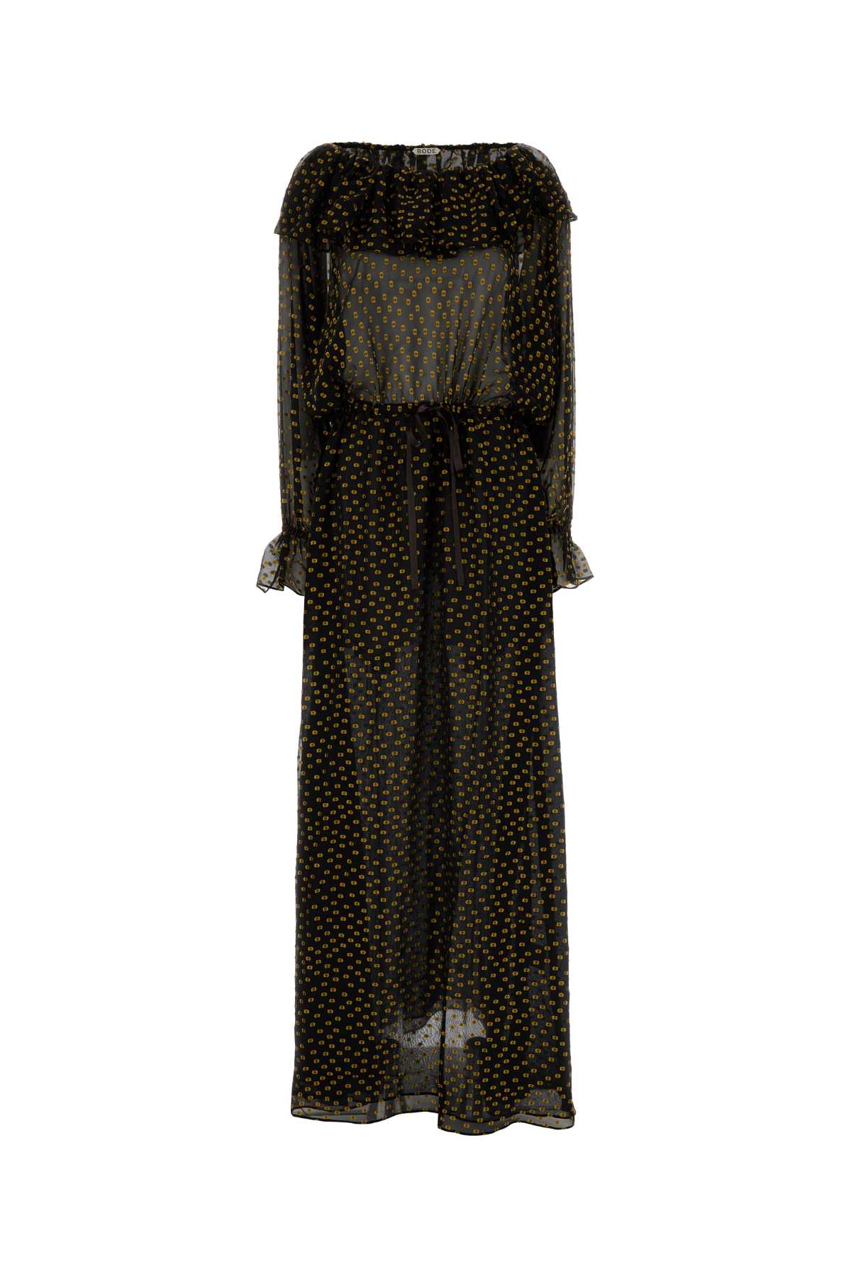 Bode Women Embroidered Silk Blend Stadium Dress BODE