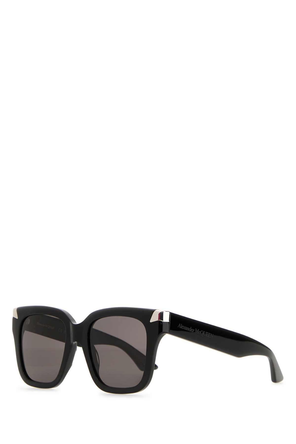 Alexander Mcqueen Women Black Acetate Punk Rivet Sunglasses ALEXANDER MCQUEEN