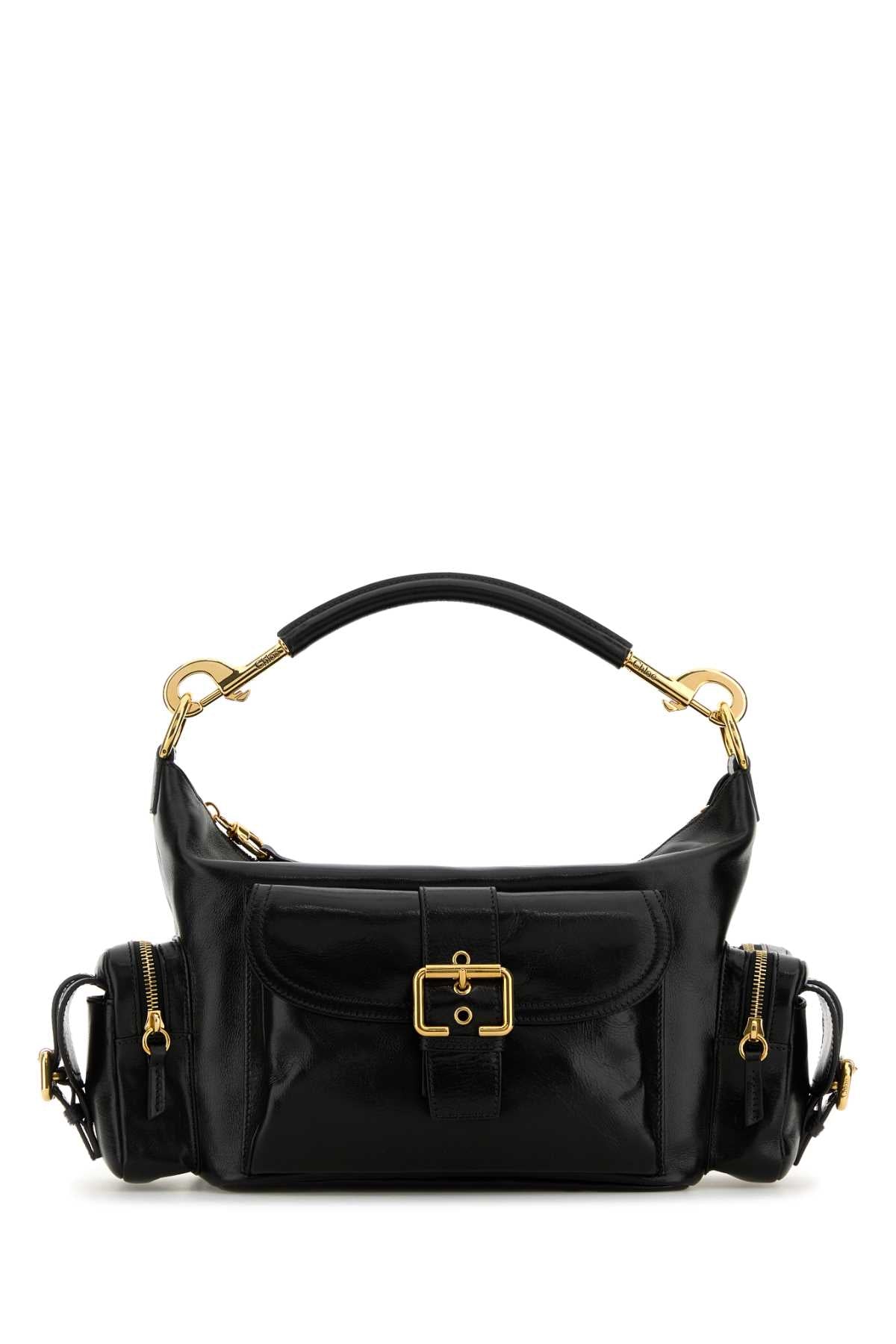 Chloe Women Black Leather Camera Bag Handbag CHLOE