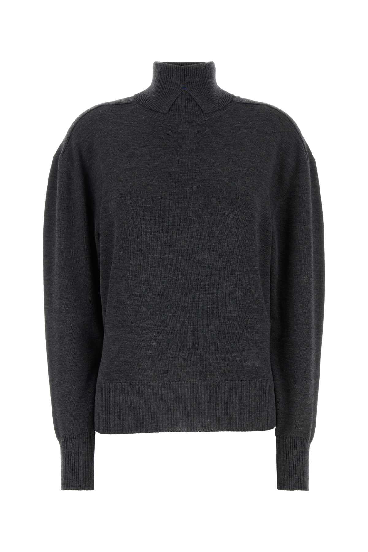 Burberry Women Dark Grey Wool Sweater BURBERRY