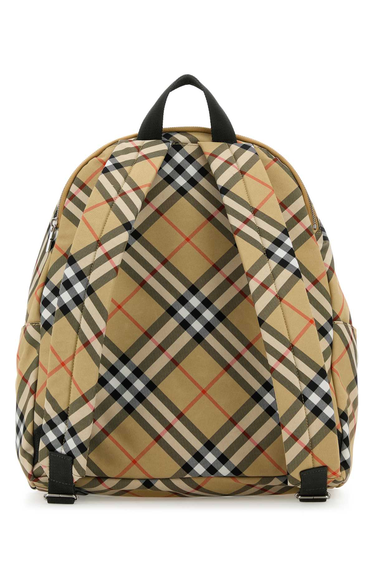 Burberry Men Embroidered Fabric Check Backpack BURBERRY