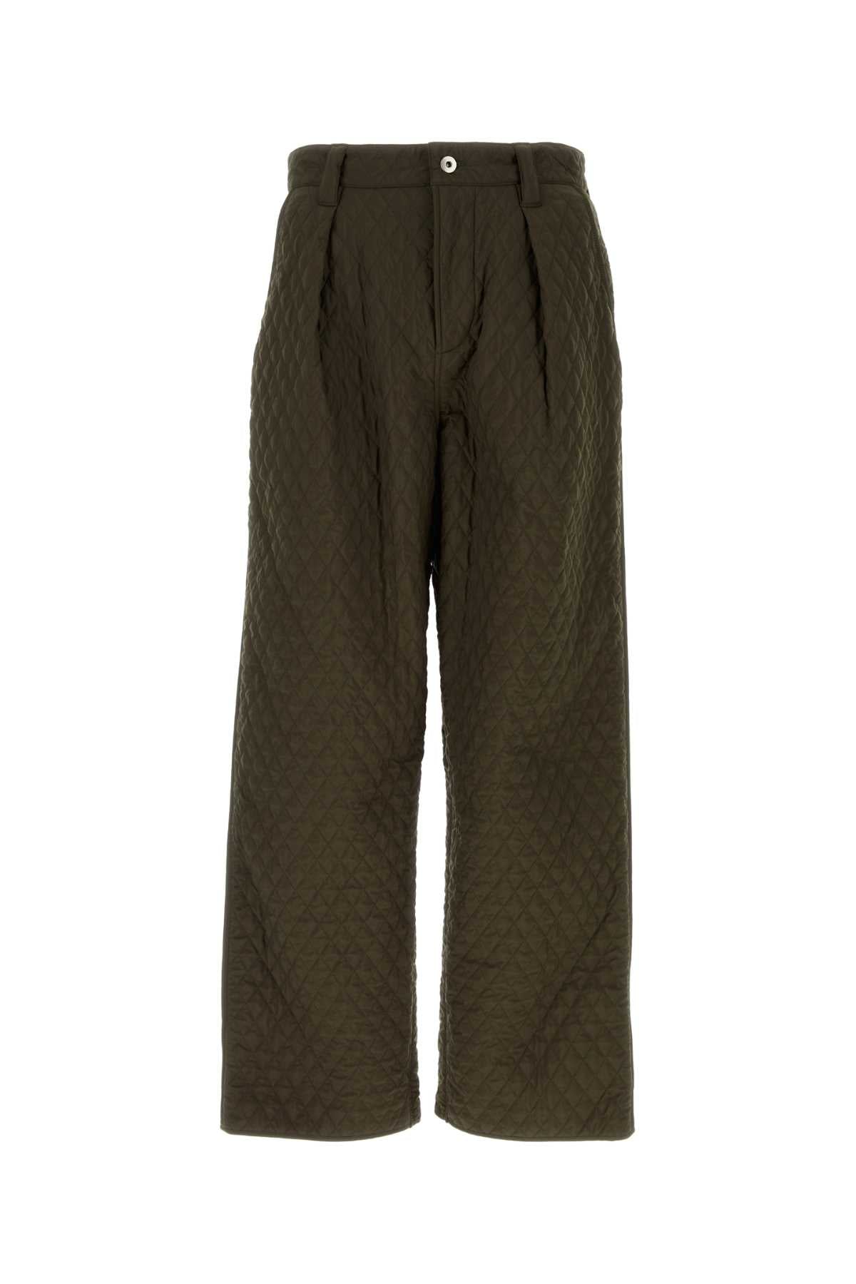 Burberry Men Army Green Nylon Pant BURBERRY
