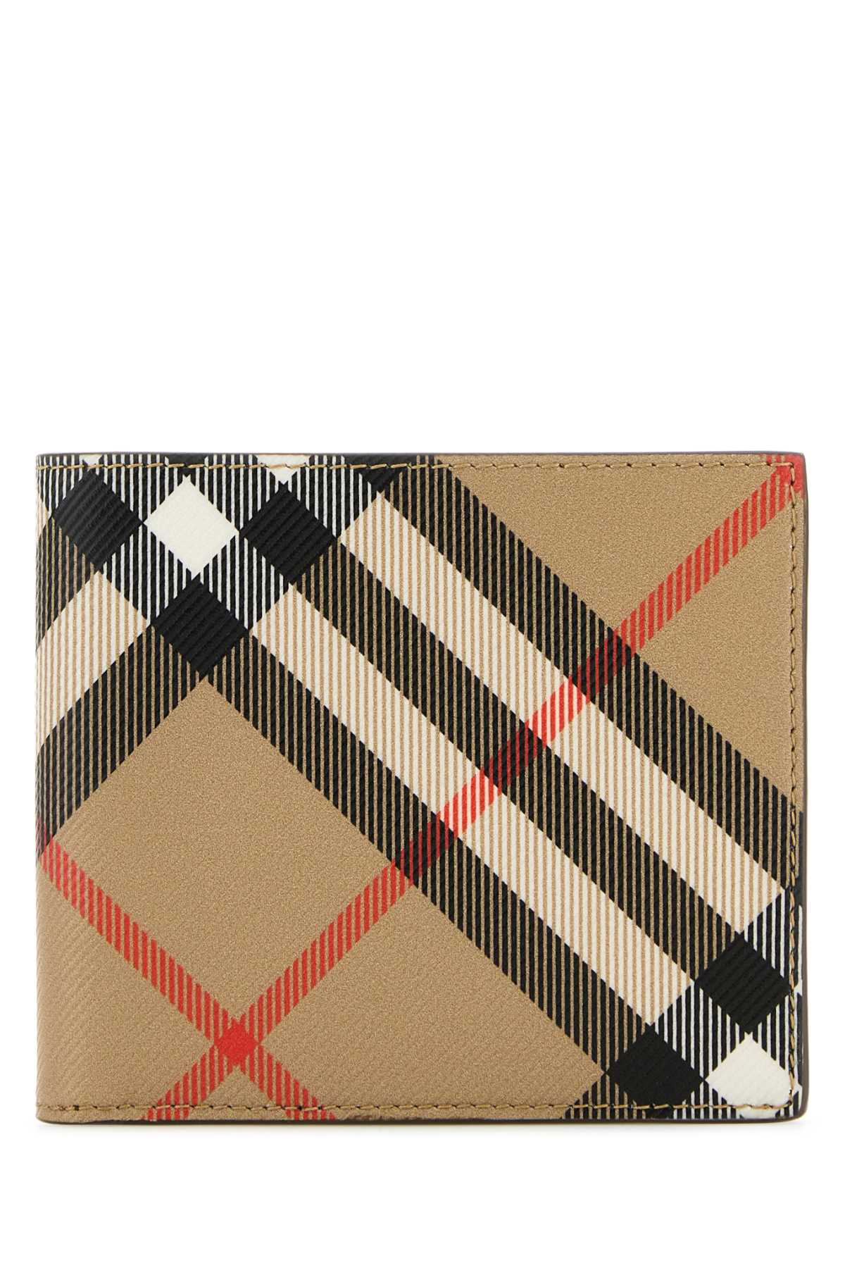 Burberry Men Printed E-Canvas Wallet BURBERRY
