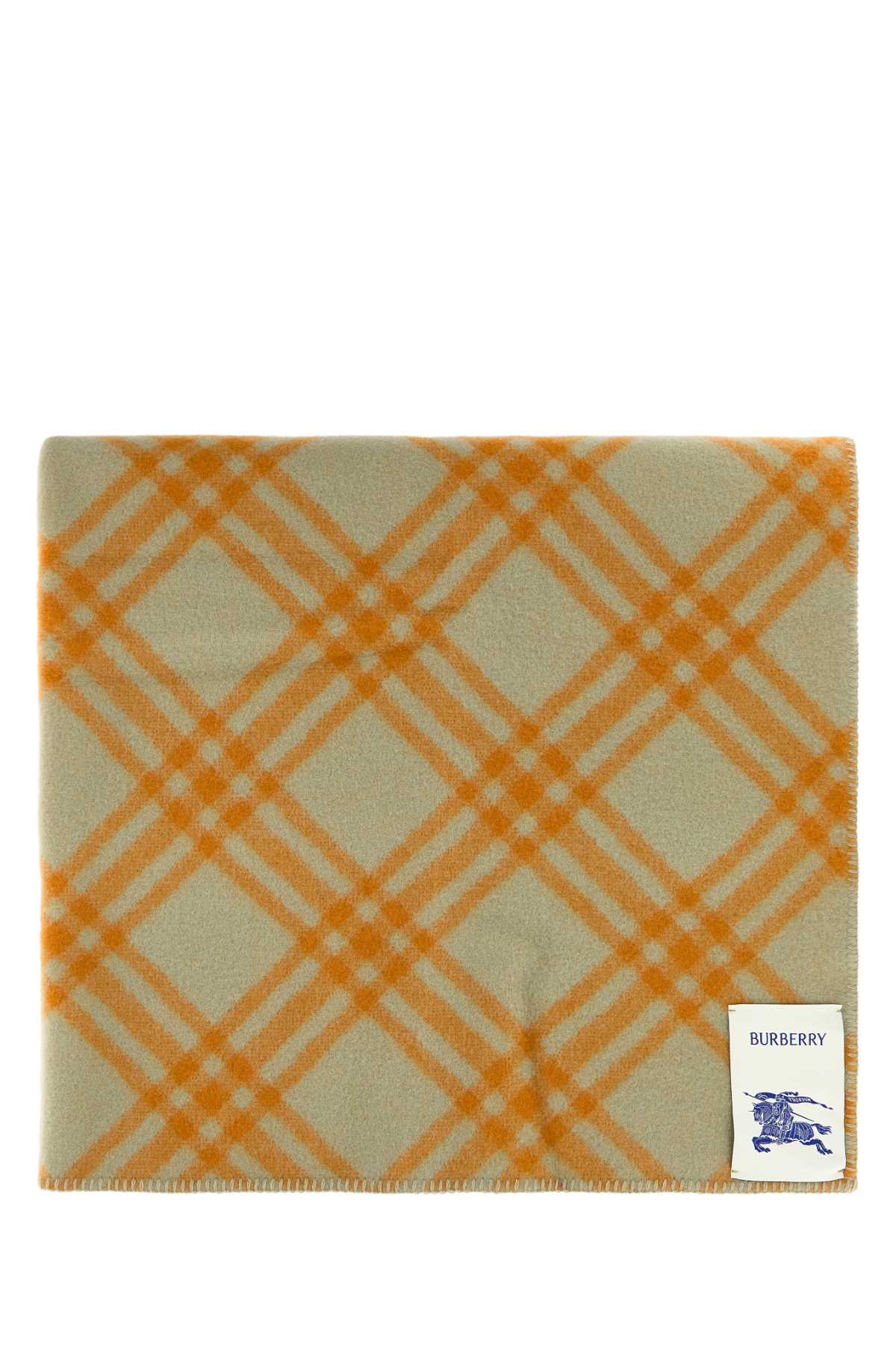 Burberry Women Embroidered Wool Blanket BURBERRY