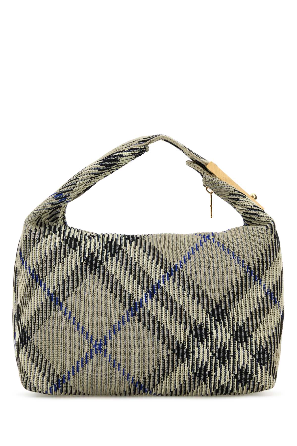 Burberry Women Embroidered Nylon Medium Peg Handbag BURBERRY