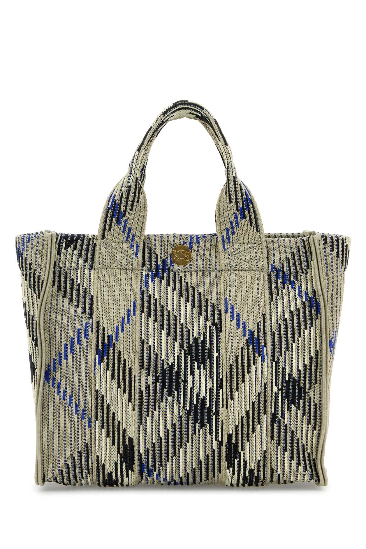 Burberry Women Embroidered Fabric Check Mini Handbag BURBERRY