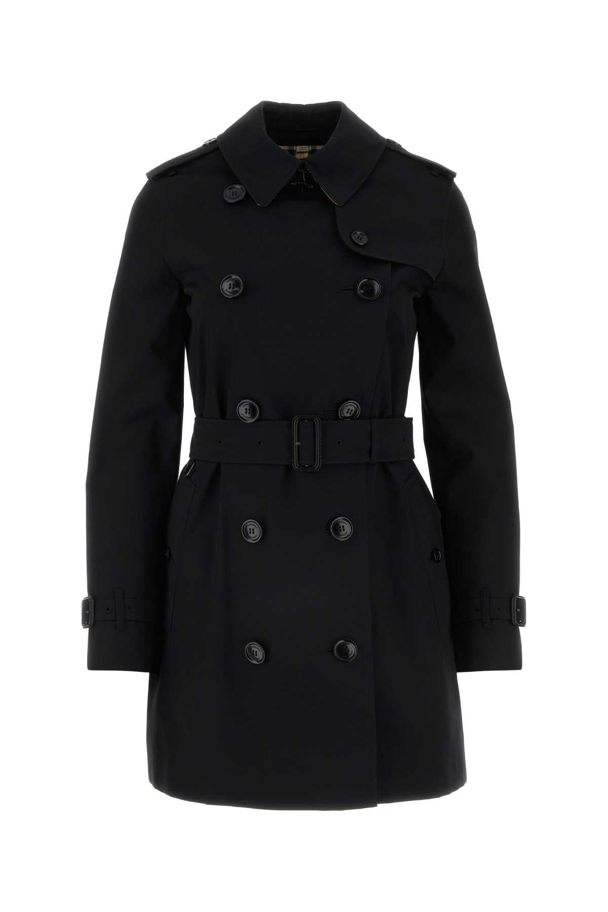 Burberry Women Black Cotton Trench BURBERRY