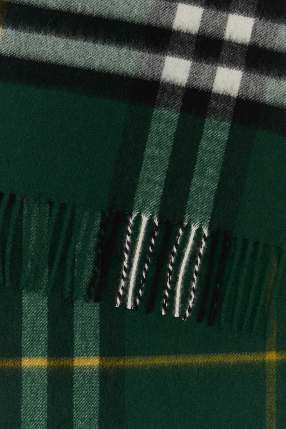 Burberry Unisex Embroidered Cashmere Scarf BURBERRY