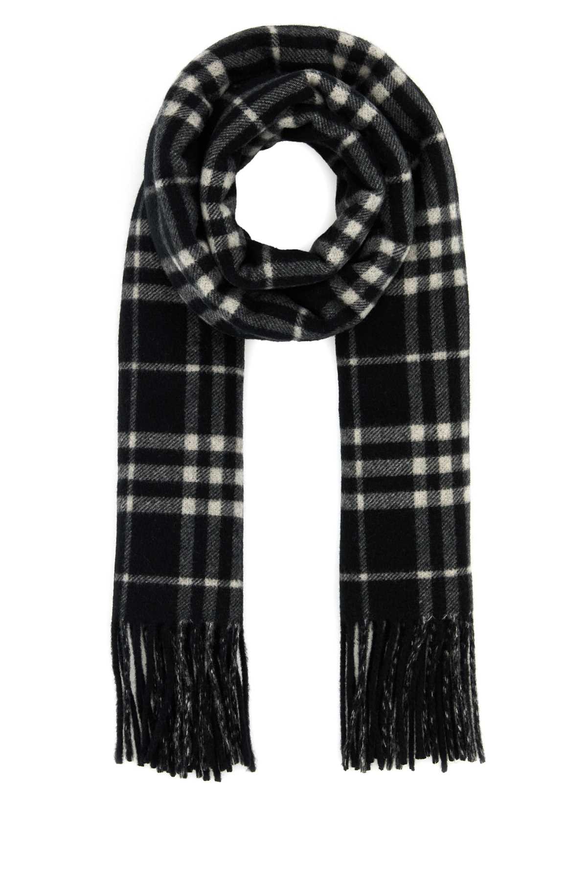 Burberry Unisex Embroidered Cashmere Scarf BURBERRY