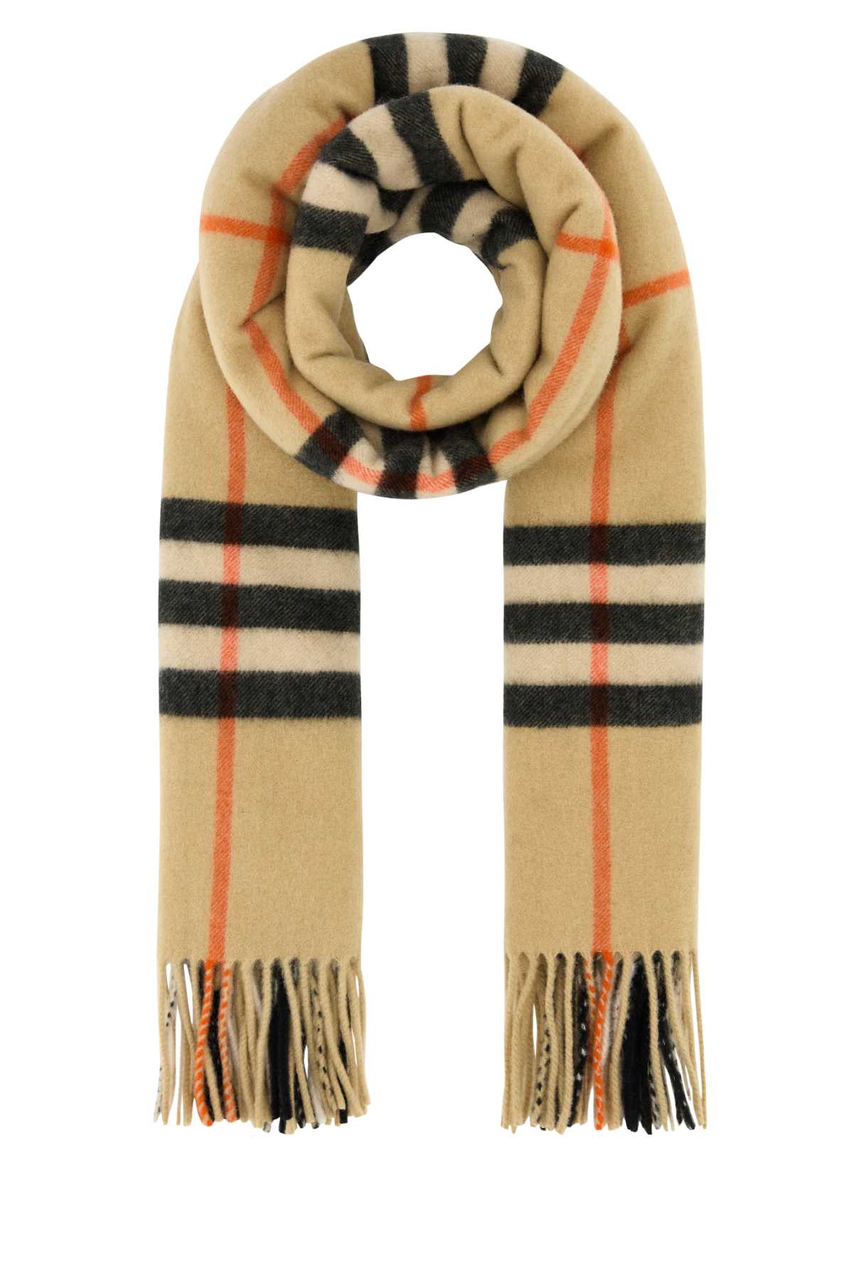 Burberry Unisex Embroidered Cashmere Scarf BURBERRY