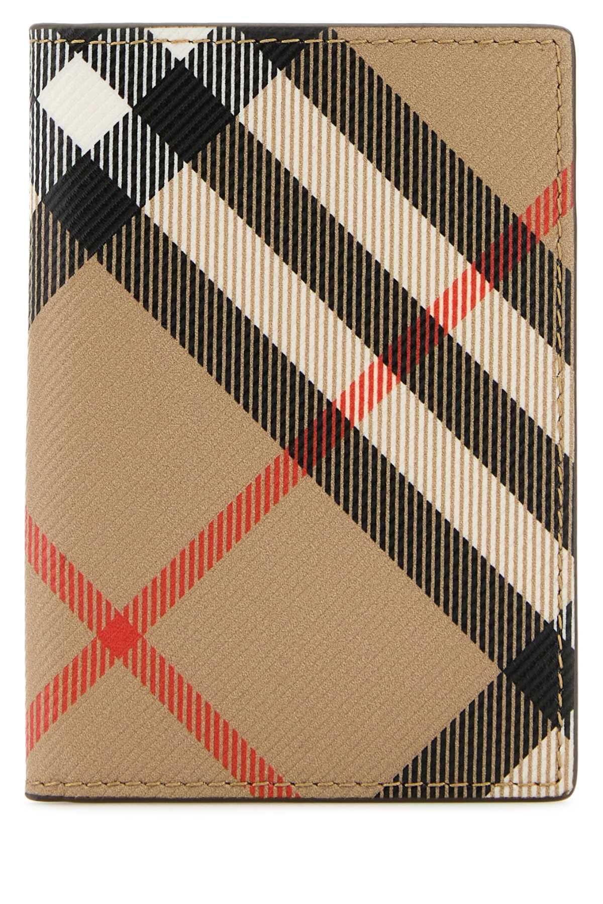 Burberry Men Printed E-Canvas Card Holder BURBERRY
