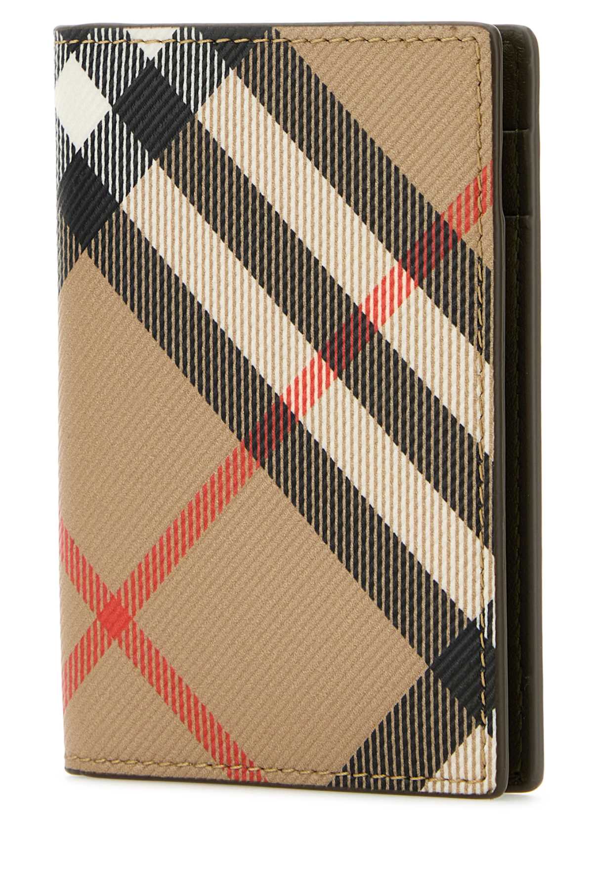 Burberry Men Printed E-Canvas Card Holder BURBERRY