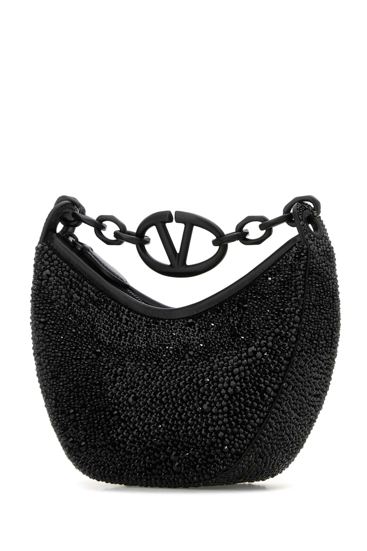 Valentino Garavani Women Embellished Leather Hobo Vlogo Moon Handbag