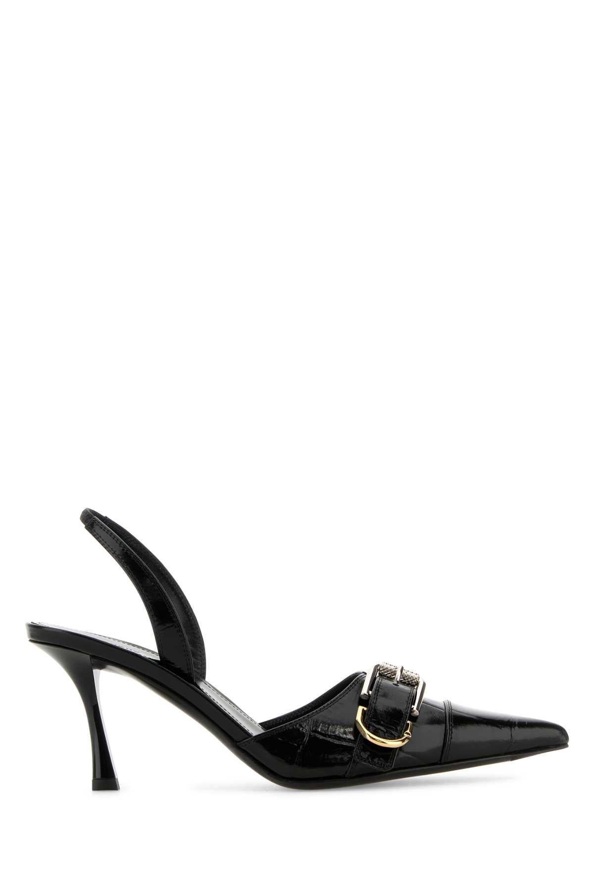 Givenchy Women Black Leather Voyou Pumps GIVENCHY