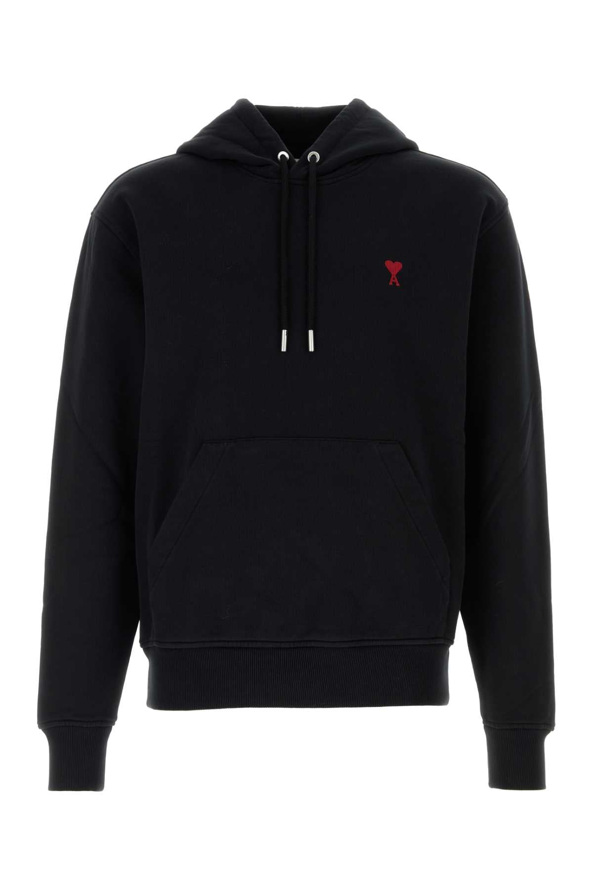 Ami Men Black Cotton Sweatshirt AMI PARIS