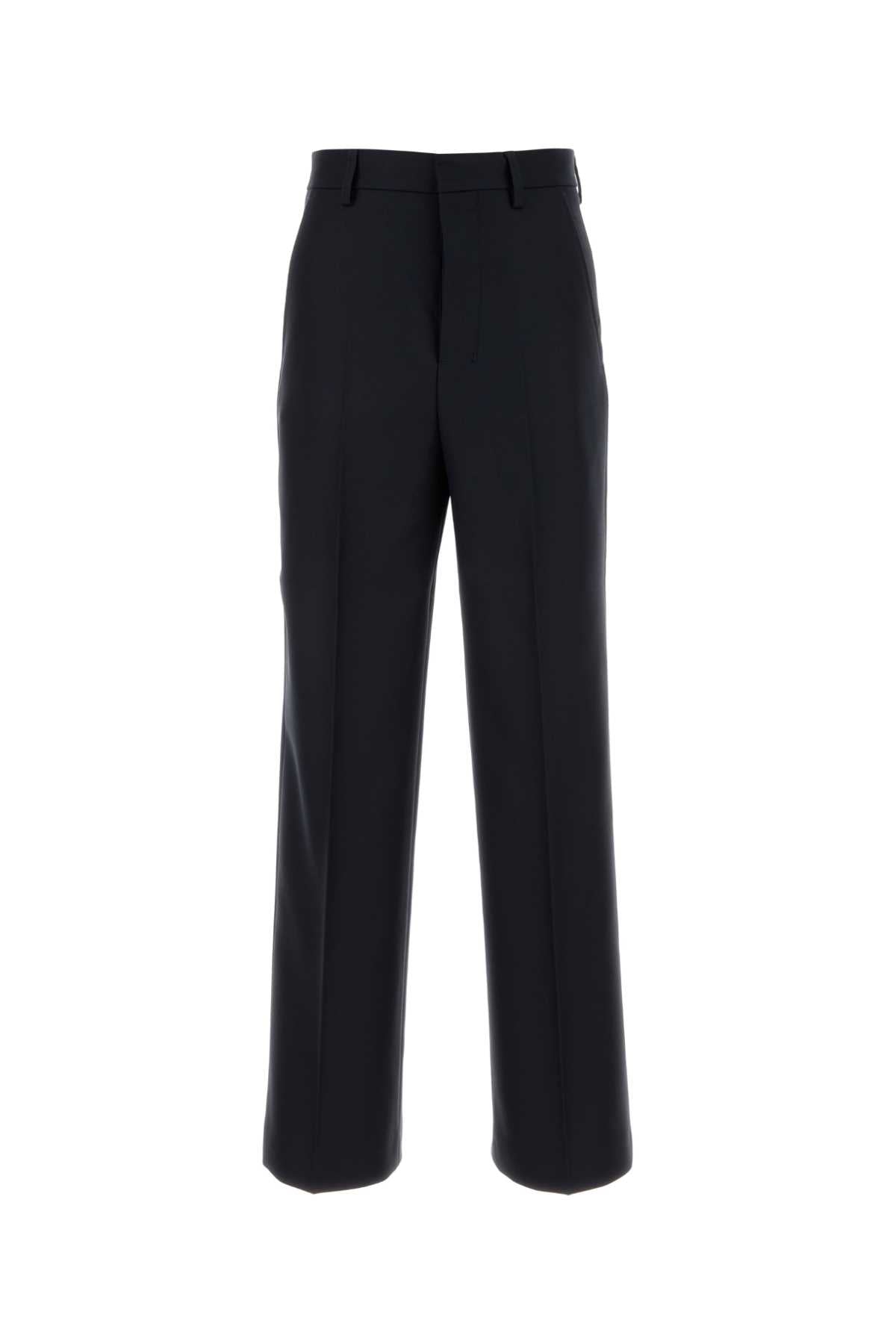 Ami Men Midnight Blue Wool Pant AMI PARIS
