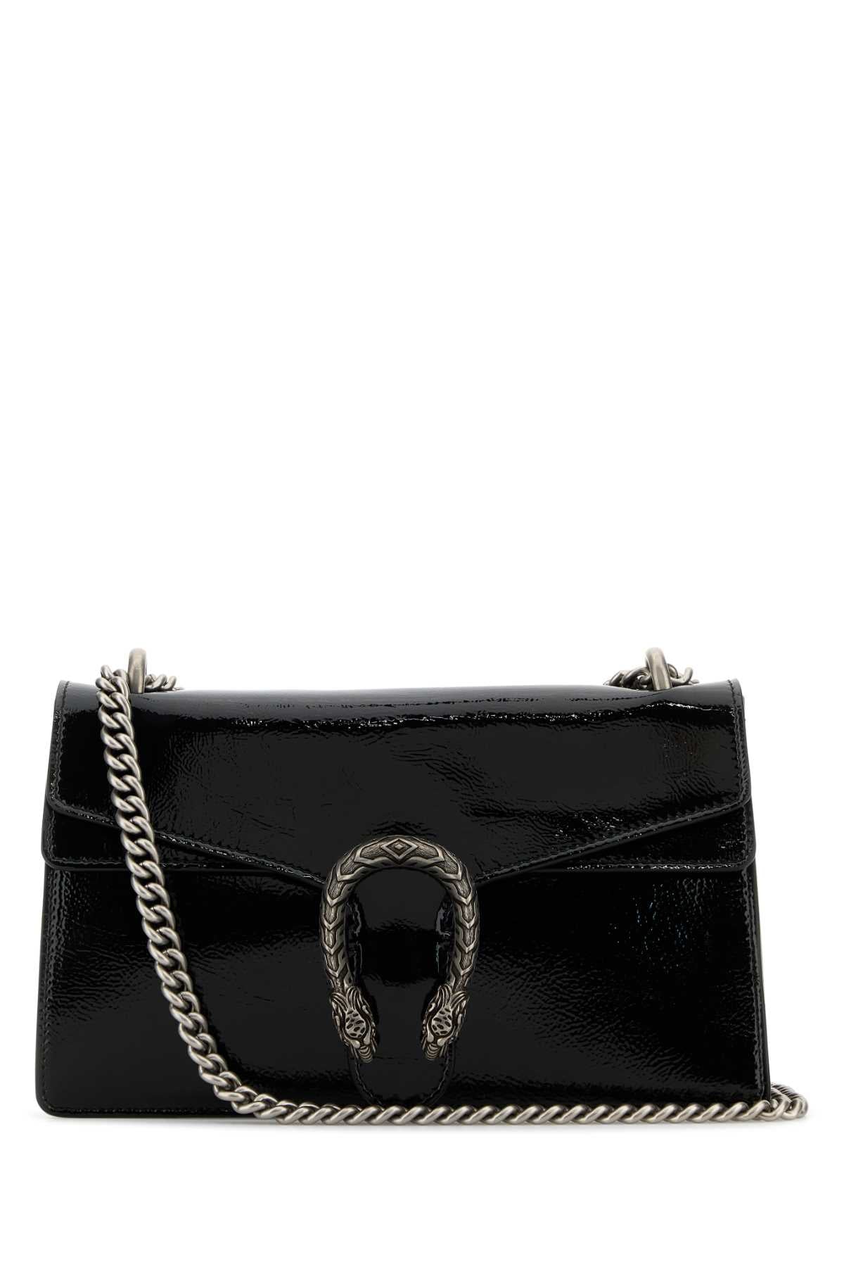 Gucci Women Black Leather Small Dionysus Shoulder Bag GUCCI