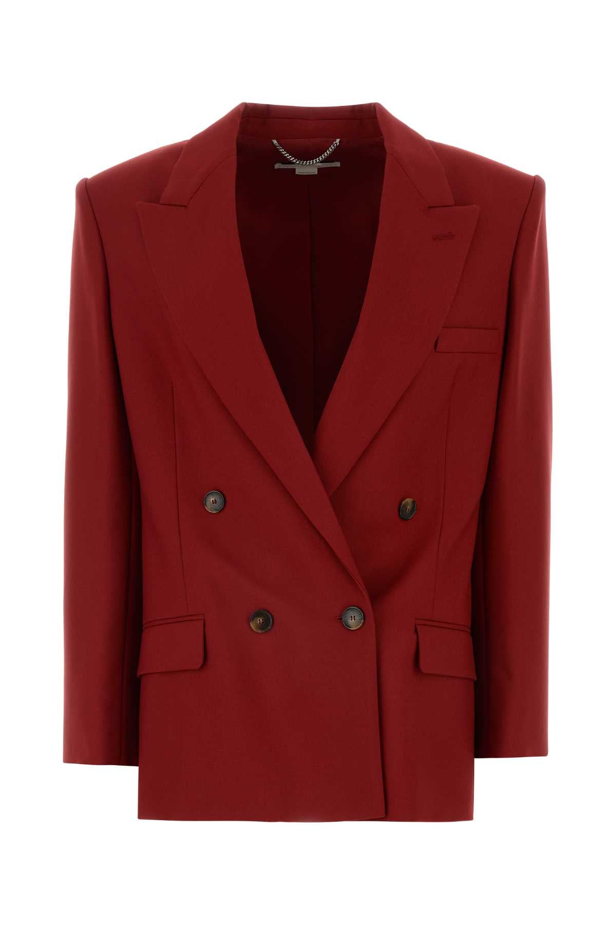 Stella Mccartney Women Tiziano Red Wool Blazer STELLA MCCARTNEY