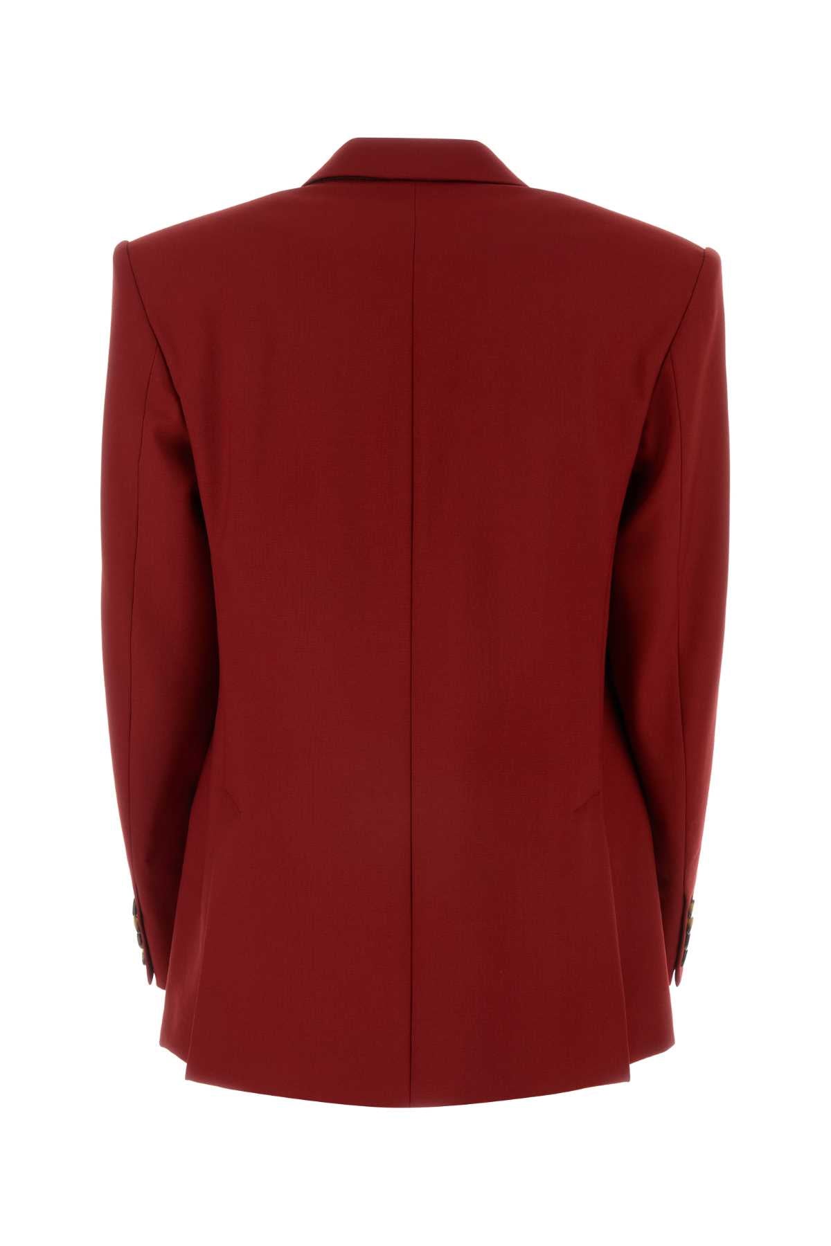 Stella Mccartney Women Tiziano Red Wool Blazer STELLA MCCARTNEY