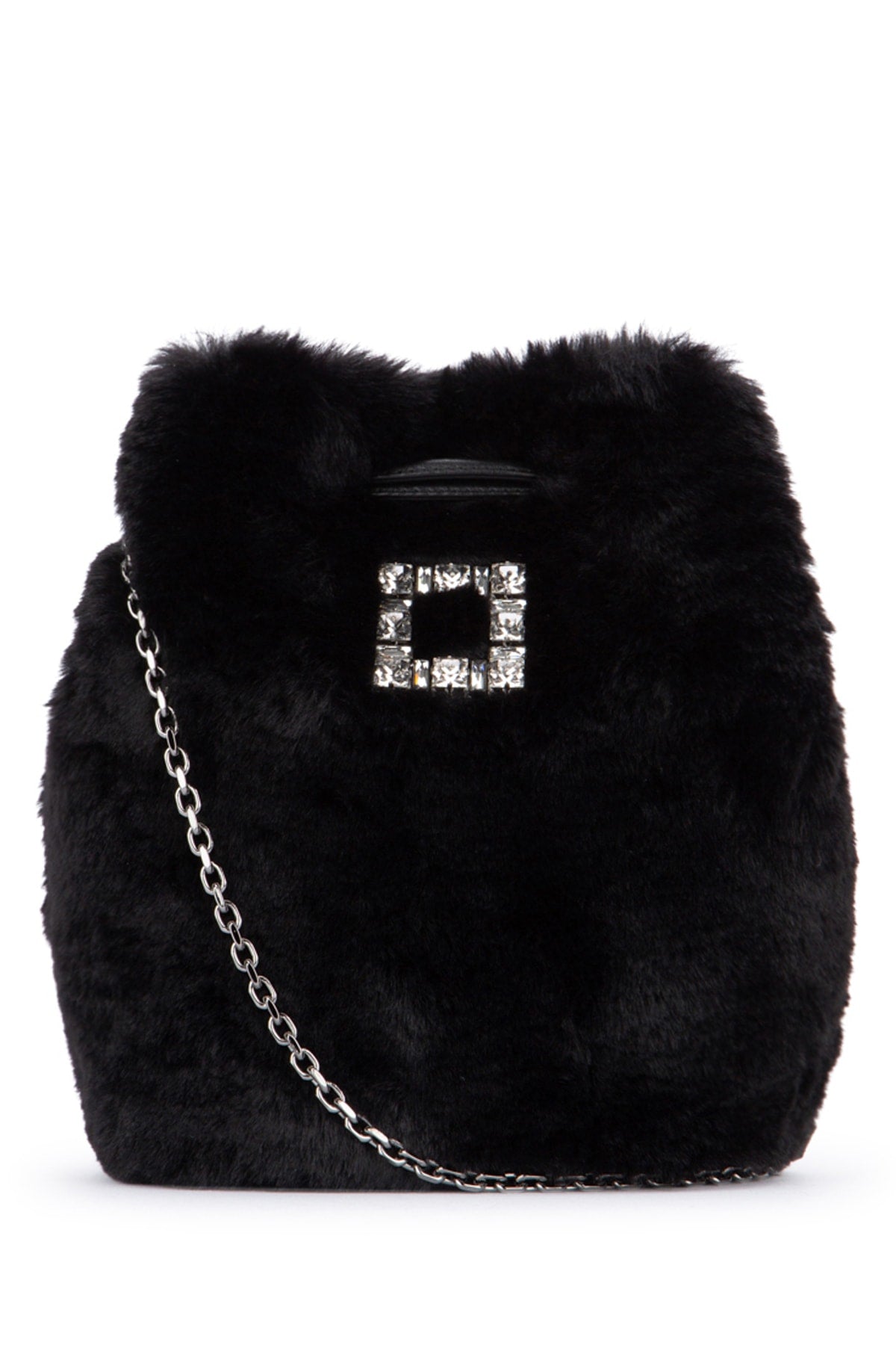 Roger Vivier Women Tres Vivier Aumoniere Fur ROGER VIVIER