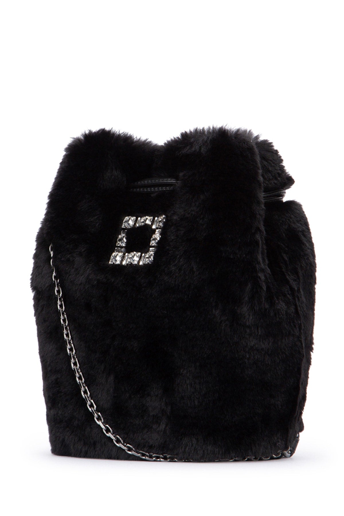 Roger Vivier Women Tres Vivier Aumoniere Fur ROGER VIVIER