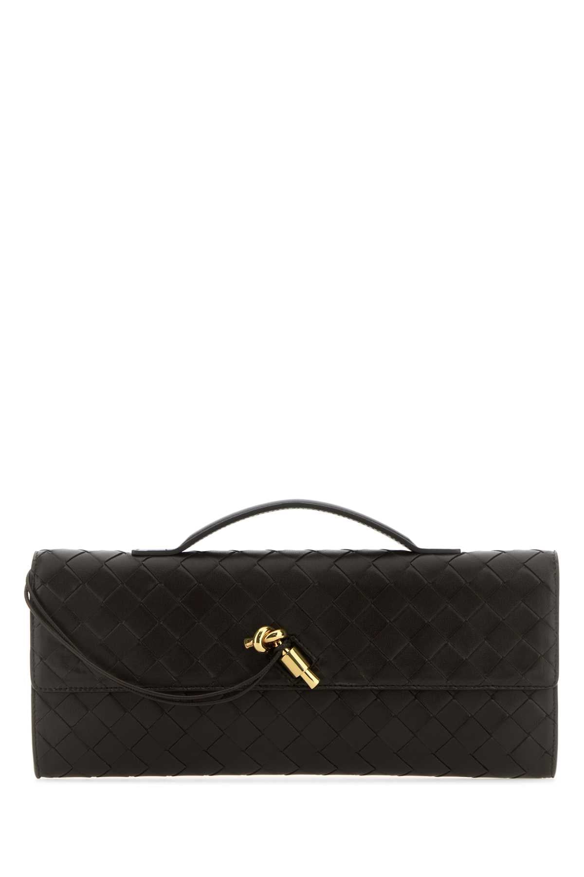 Bottega Veneta Women Dark Brown Leather Andiamo Handbag BOTTEGA VENETA