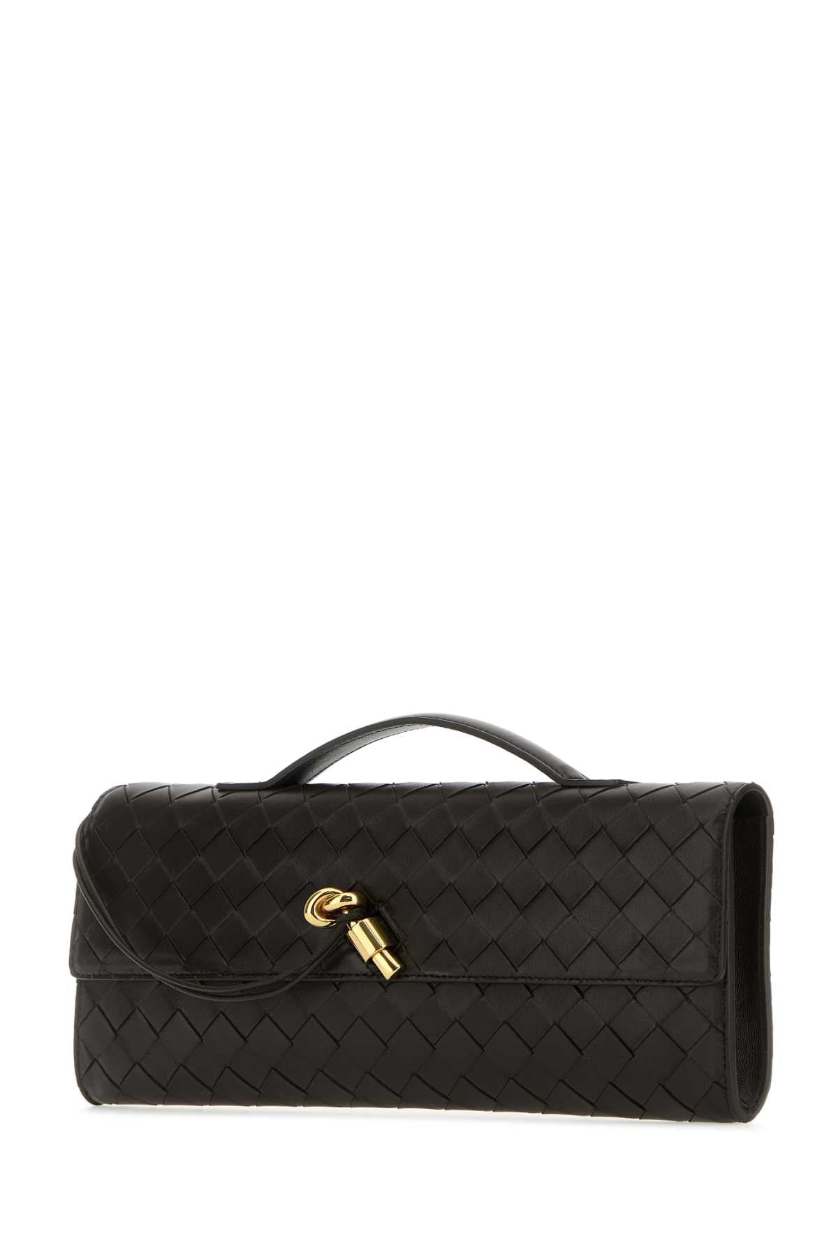 Bottega Veneta Women Dark Brown Leather Andiamo Handbag BOTTEGA VENETA