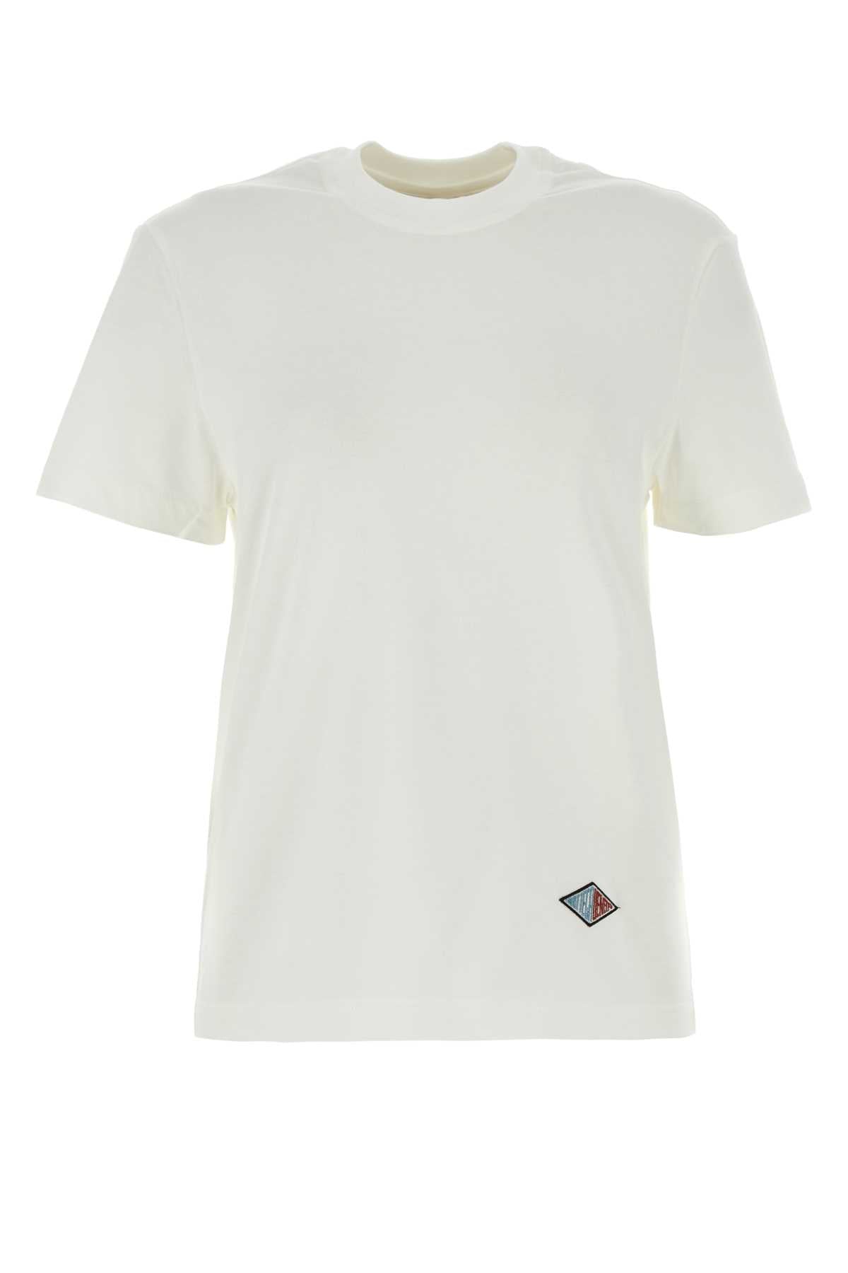 Bottega Veneta Women White Cotton T-Shirt BOTTEGA VENETA