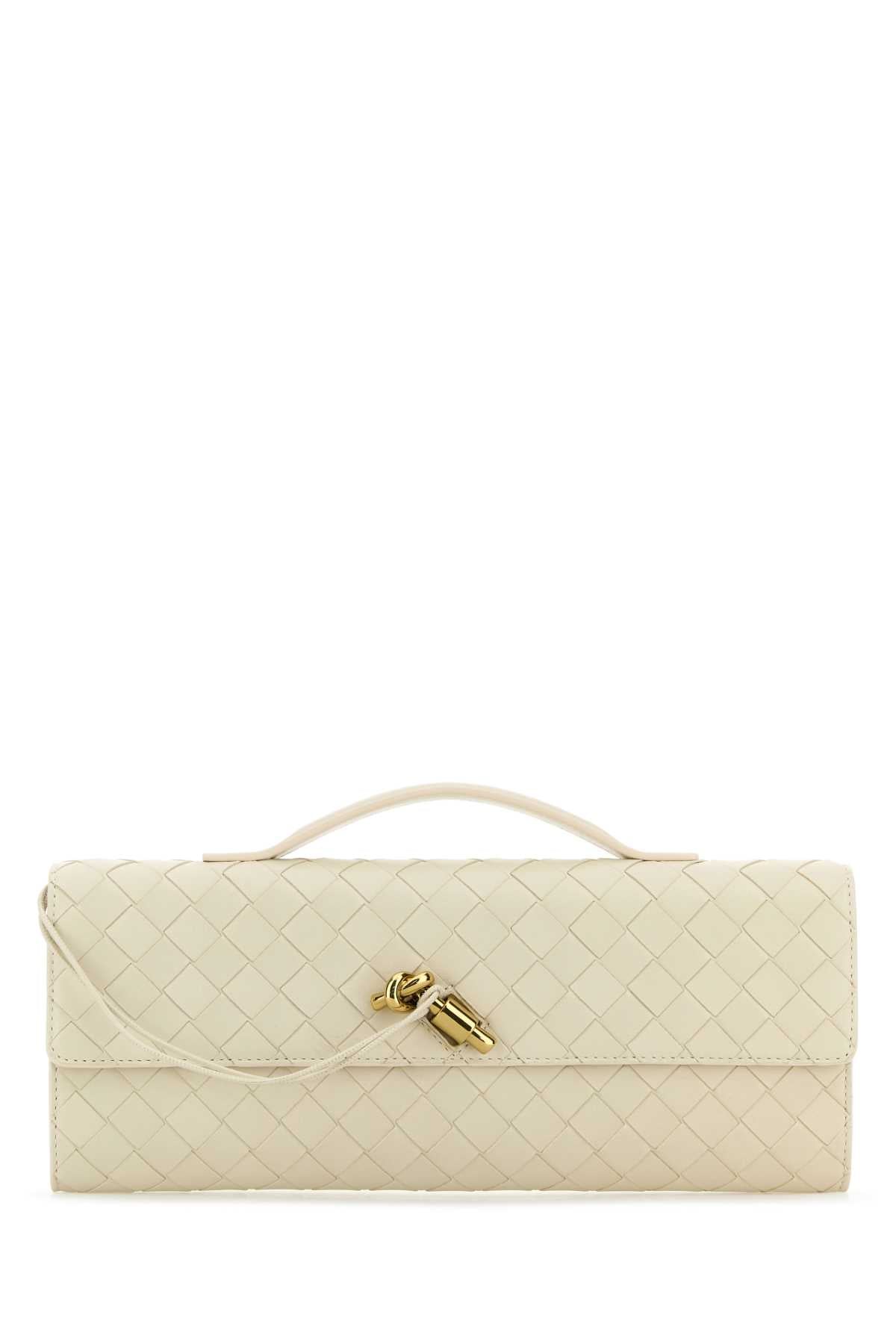 Bottega Veneta Women Ivory Leather Andiamo Handbag BOTTEGA VENETA