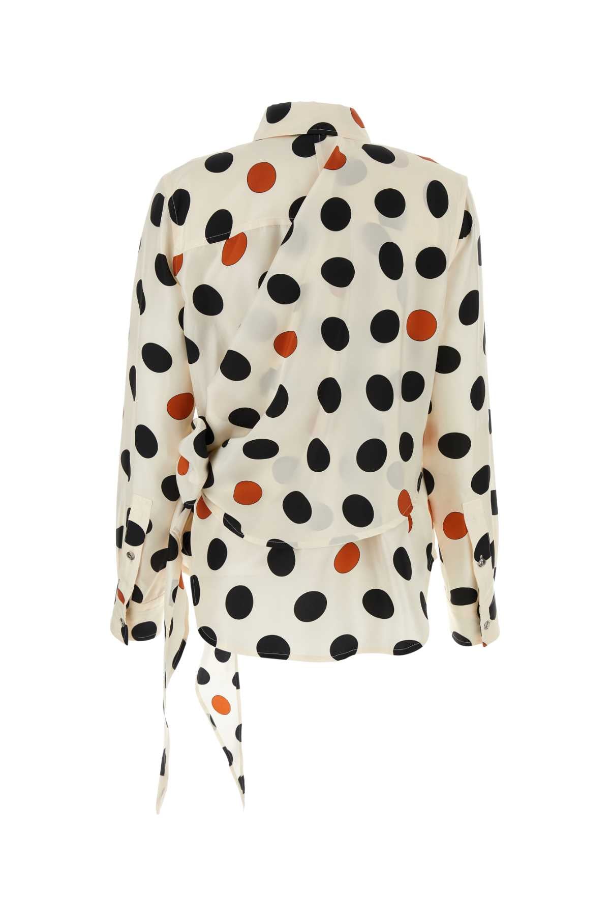 Bottega Veneta Women Printed Silk Shirt BOTTEGA VENETA