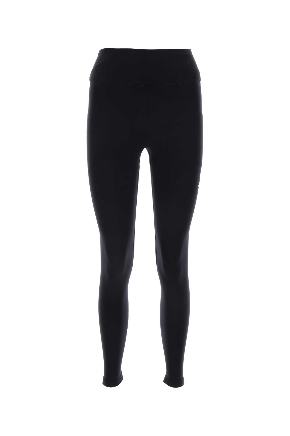Balenciaga Women Black Stretch Nylon Leggings BALENCIAGA
