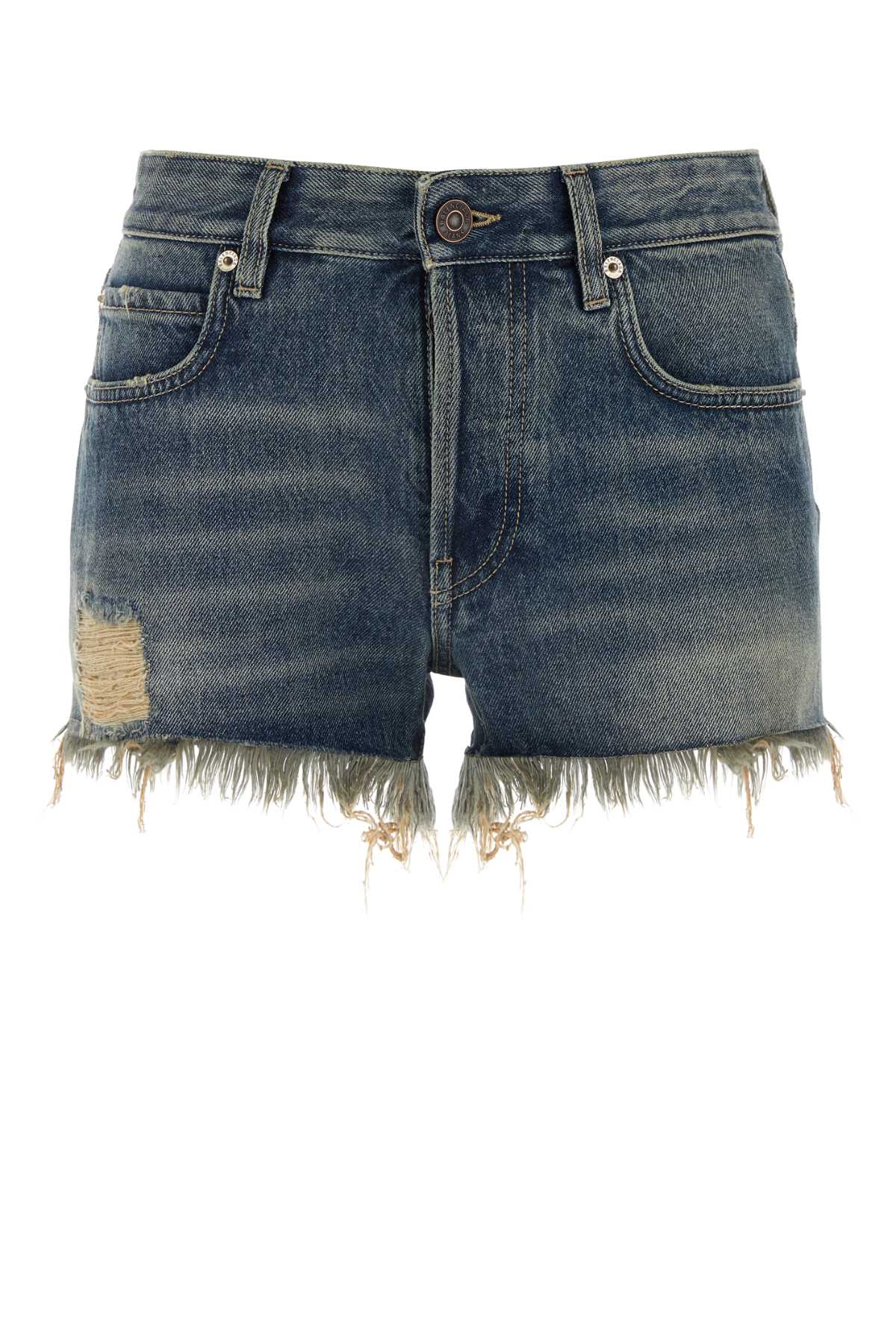 Balenciaga Women Denim Shorts BALENCIAGA