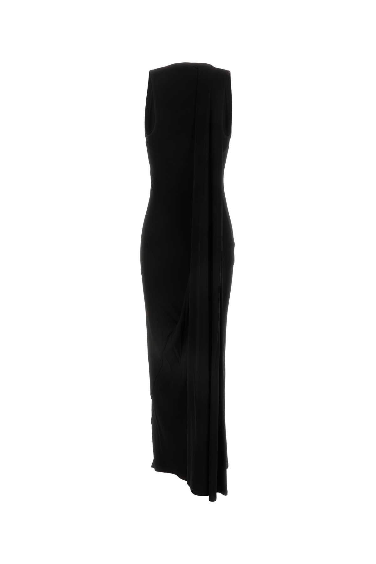 Balenciaga Women Black Stretch Viscose Dress BALENCIAGA