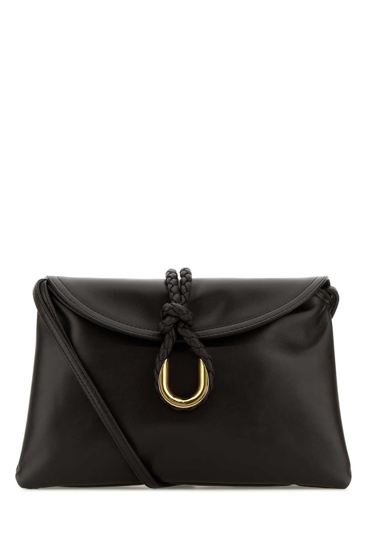 Bottega Veneta Women Dark Brown Leather Small Liberta Crossbody Bag BOTTEGA VENETA