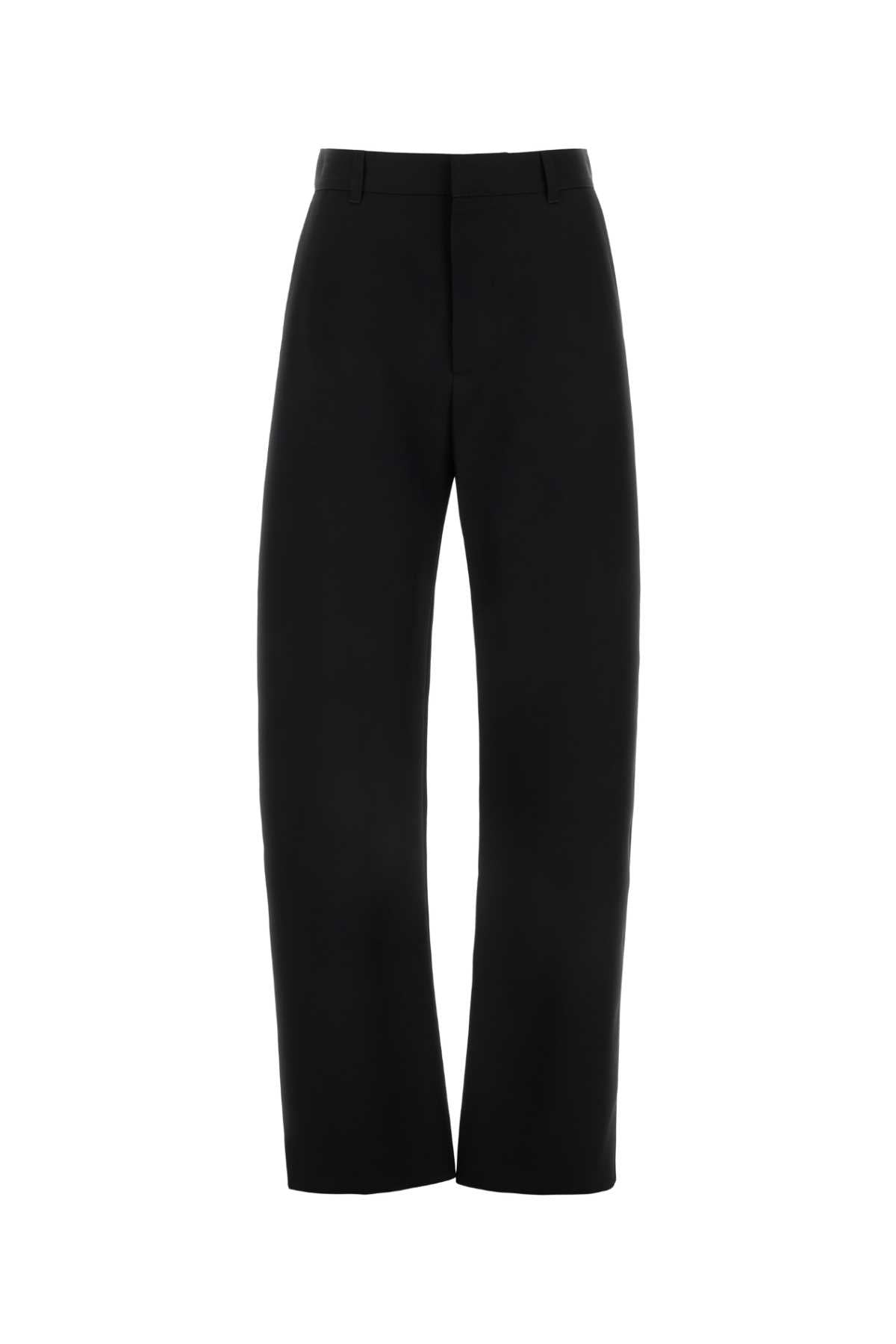 Bottega Veneta Women Black Twill Pant BOTTEGA VENETA