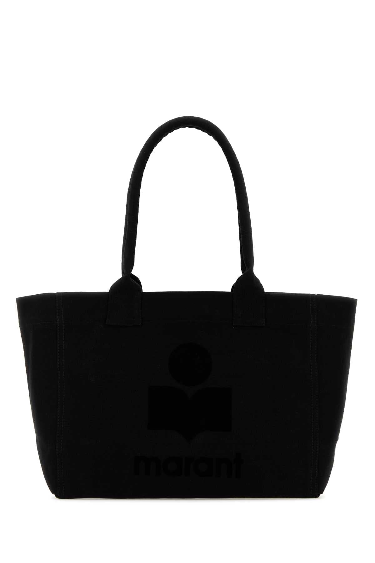 Isabel Marant Women Black Cotton Yenky Zipped Shopping Bag ISABEL MARANT