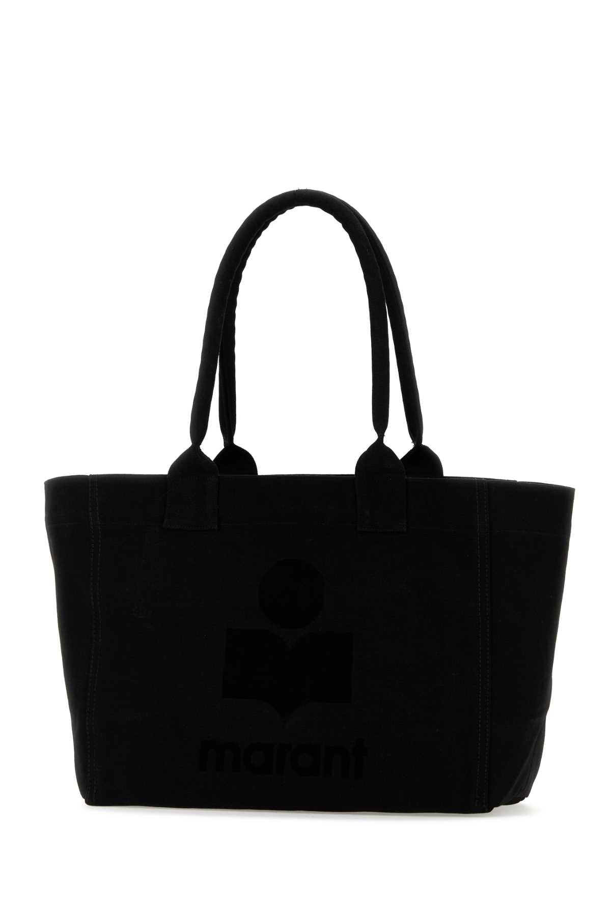 Isabel Marant Women Black Cotton Yenky Zipped Shopping Bag ISABEL MARANT