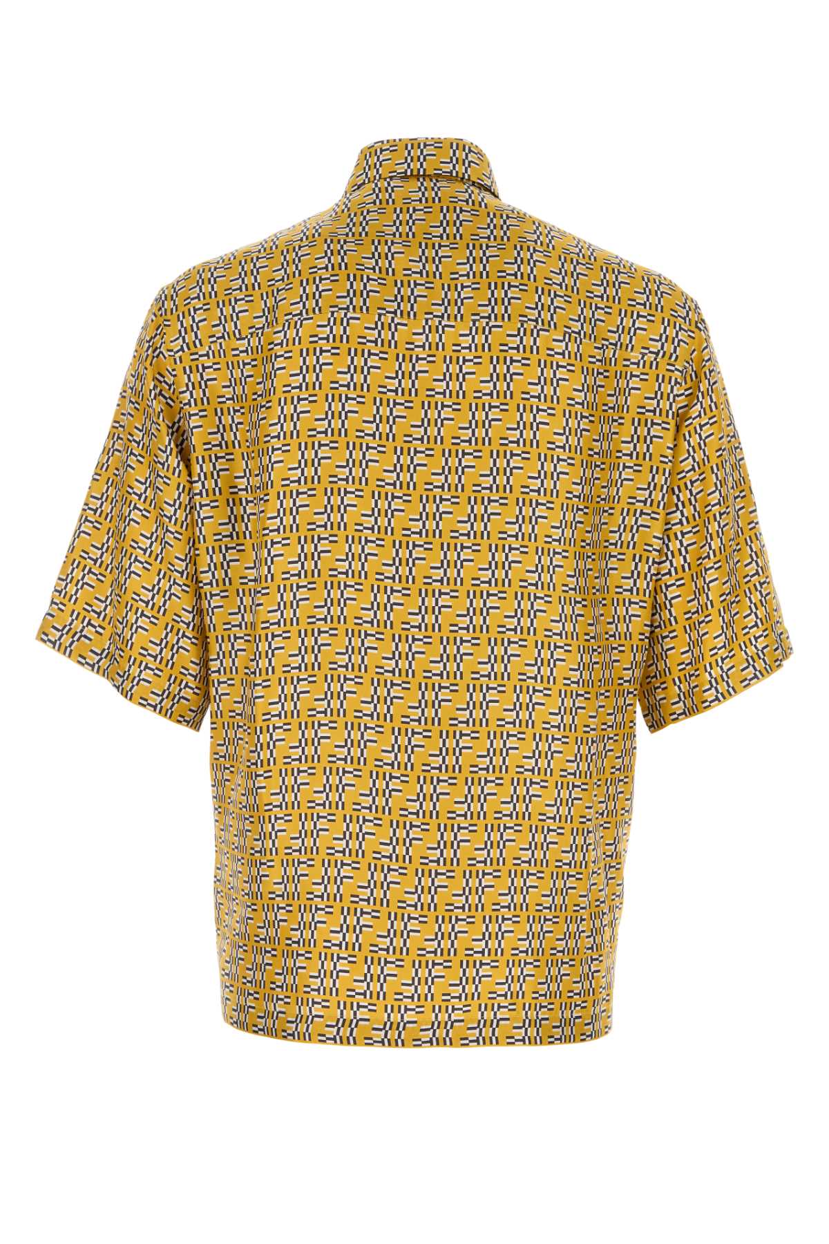 Fendi Men Printed Silk Shirt FENDI