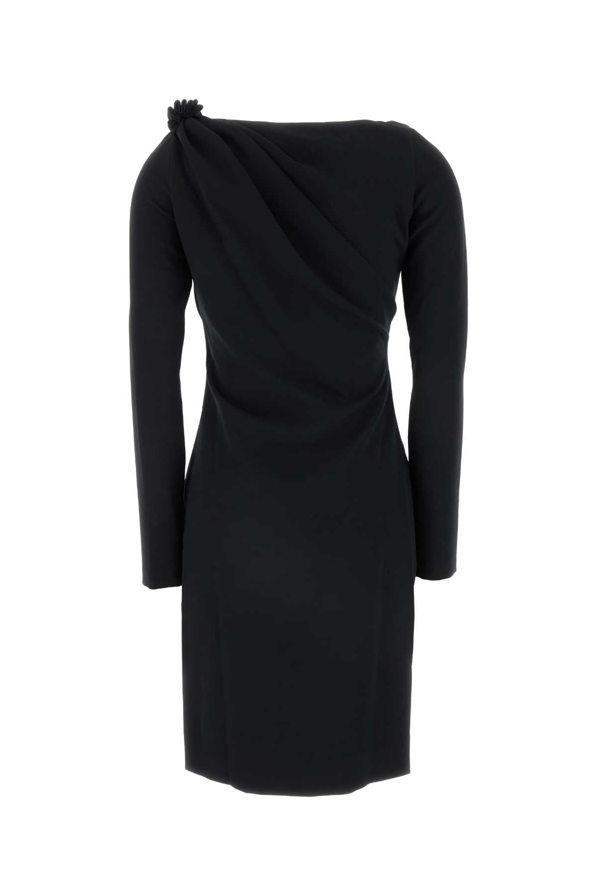 Jw Anderson Women Black Stretch Polyester Blend Dress J.W. ANDERSON