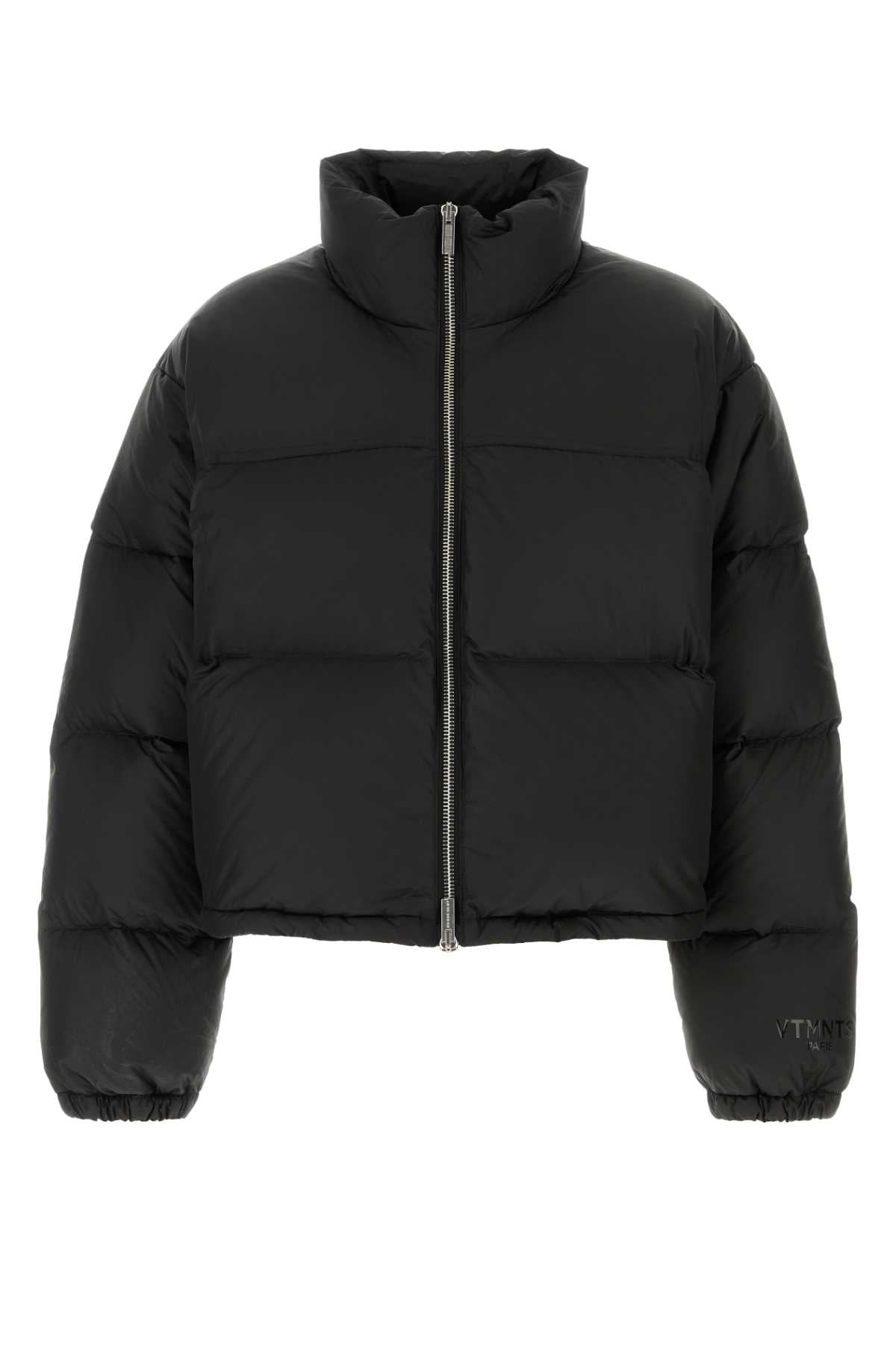 Vtmnts Men Black Polyester Down Jacket VTMNTS