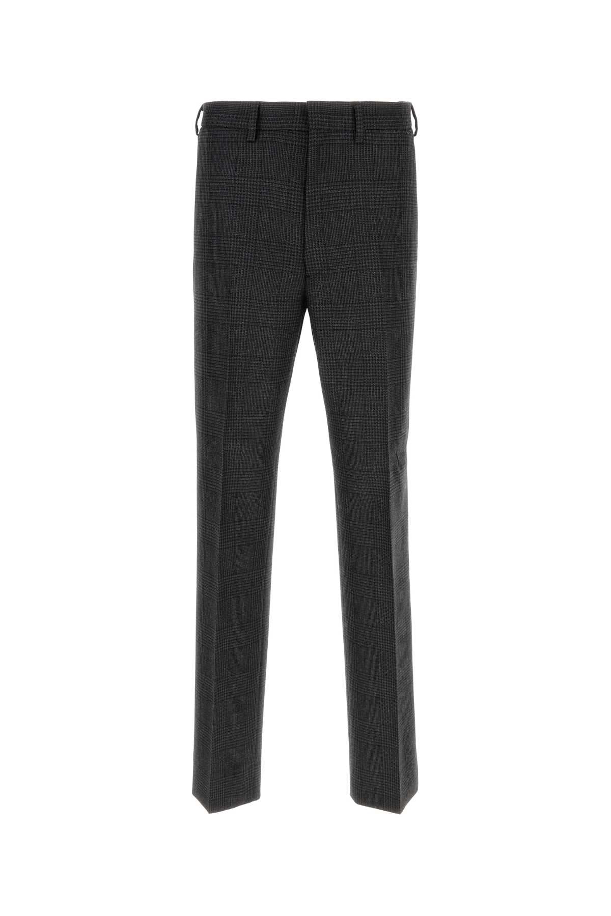 Prada Men Embroidered Wool Pant PRADA