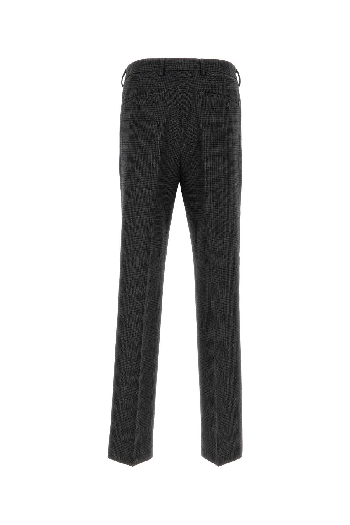 Prada Men Embroidered Wool Pant PRADA