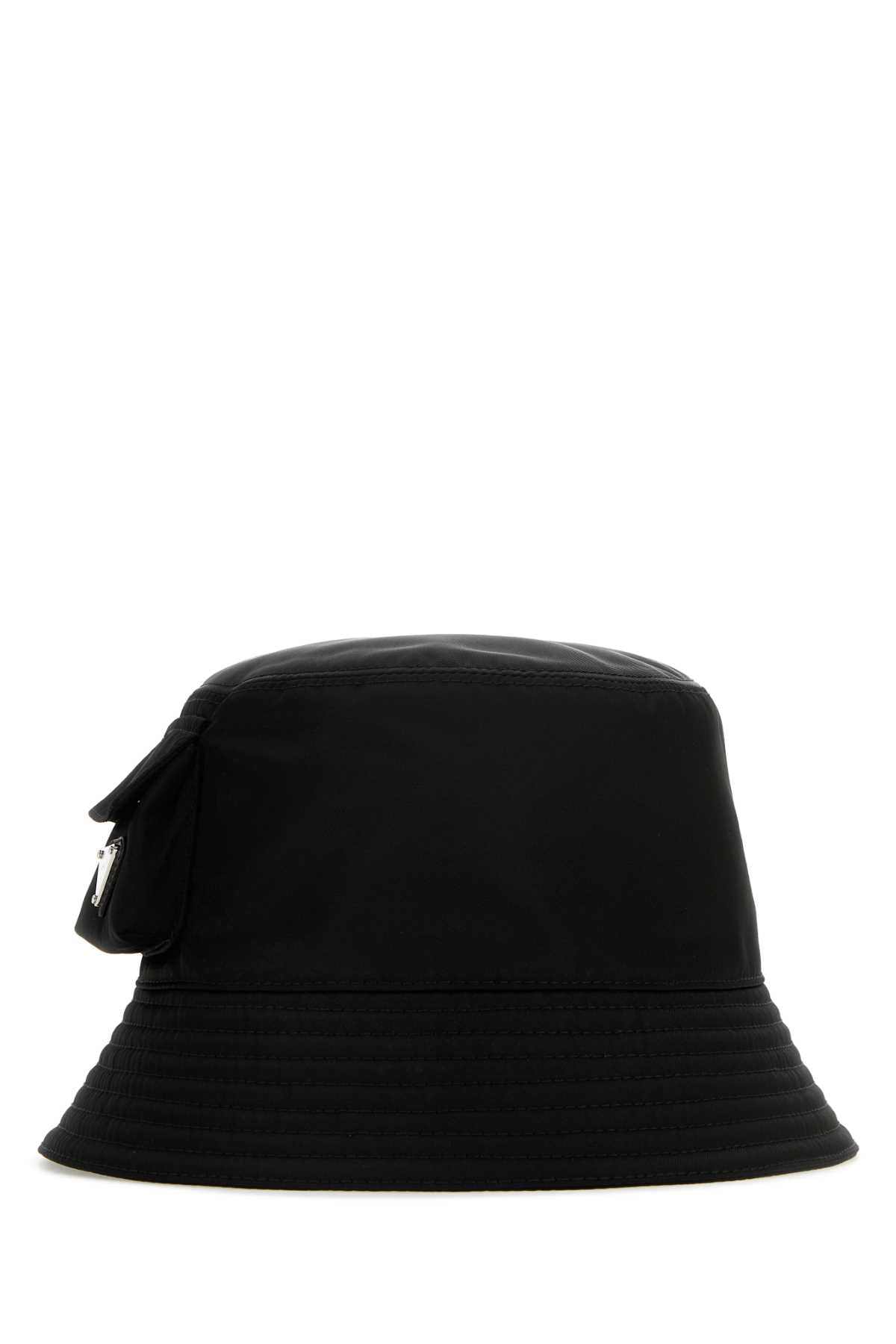 Prada Men Black Re-Nylon Bucket Hat PRADA