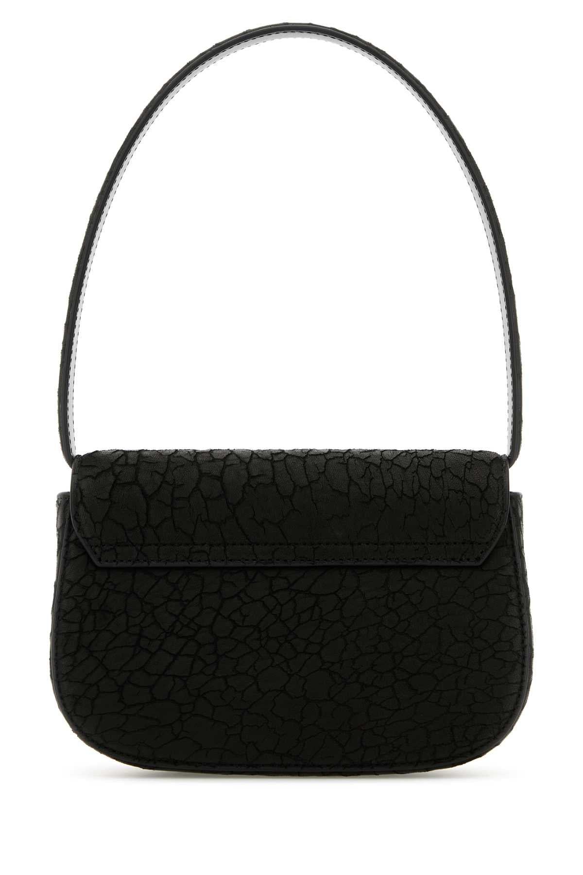 Diesel Women Black Leather 1Dr Shoulder Bag DIESEL