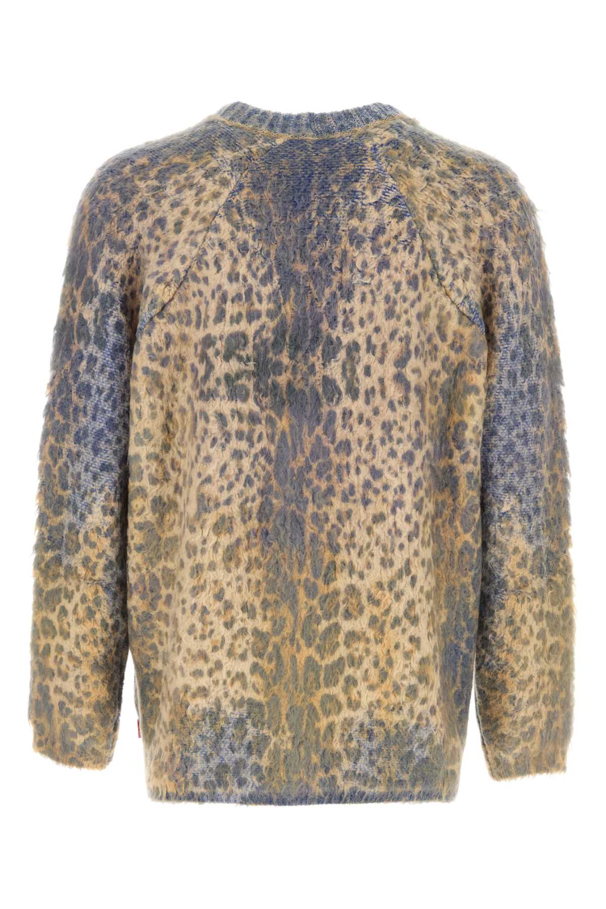 Diesel Men Printed Cotton Blend Cardigan DIESEL