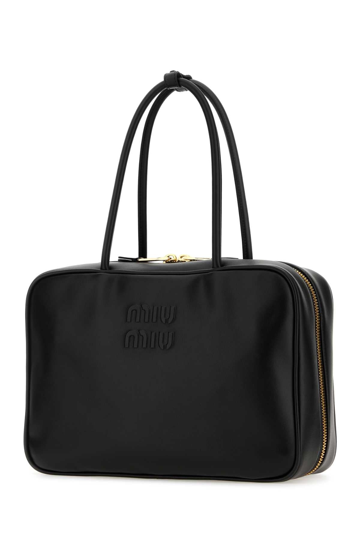 Miu Miu Women Black Leather Handbag MIU MIU