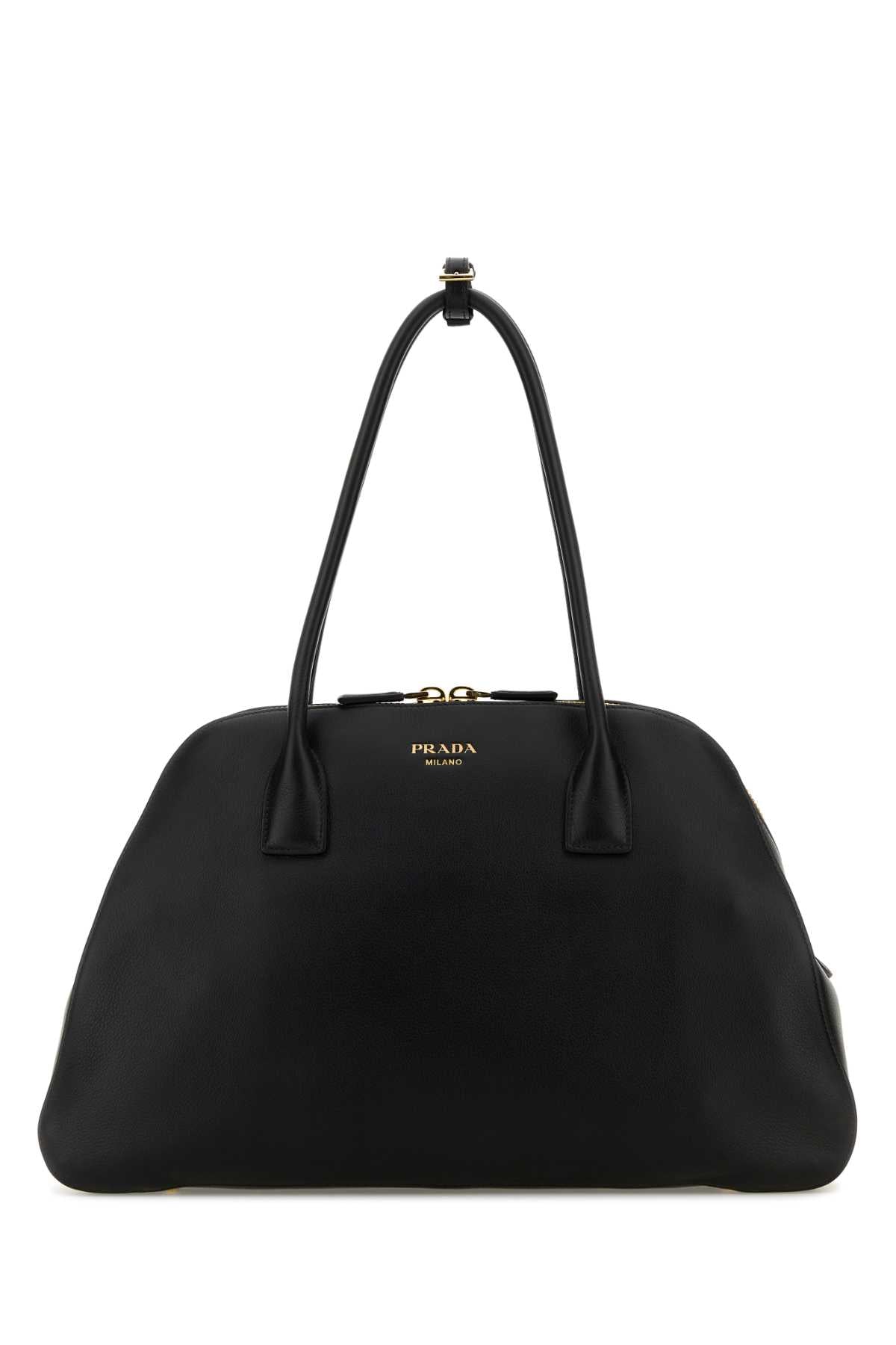 Prada Women Black Leather Medium Shopping Bag PRADA